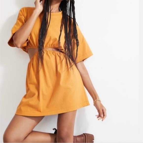 Free People Orange Mini Dress - Picture 4 of 4